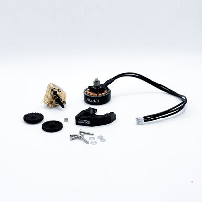 Mofo RC | MVP 2550Kv Brushless Pancake Motor + Mount/Transmission Combos- (For Axial® SCX24™/AX24™)