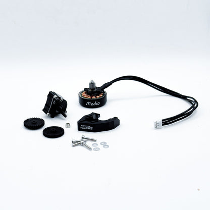 Mofo RC | MVP 2550Kv Brushless Pancake Motor + Mount/Transmission Combos- (For Axial® SCX24™/AX24™)