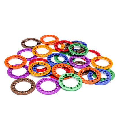Mofo RC | UPW 16 Hole Machined Color Anodized Beadlock Ring Sets