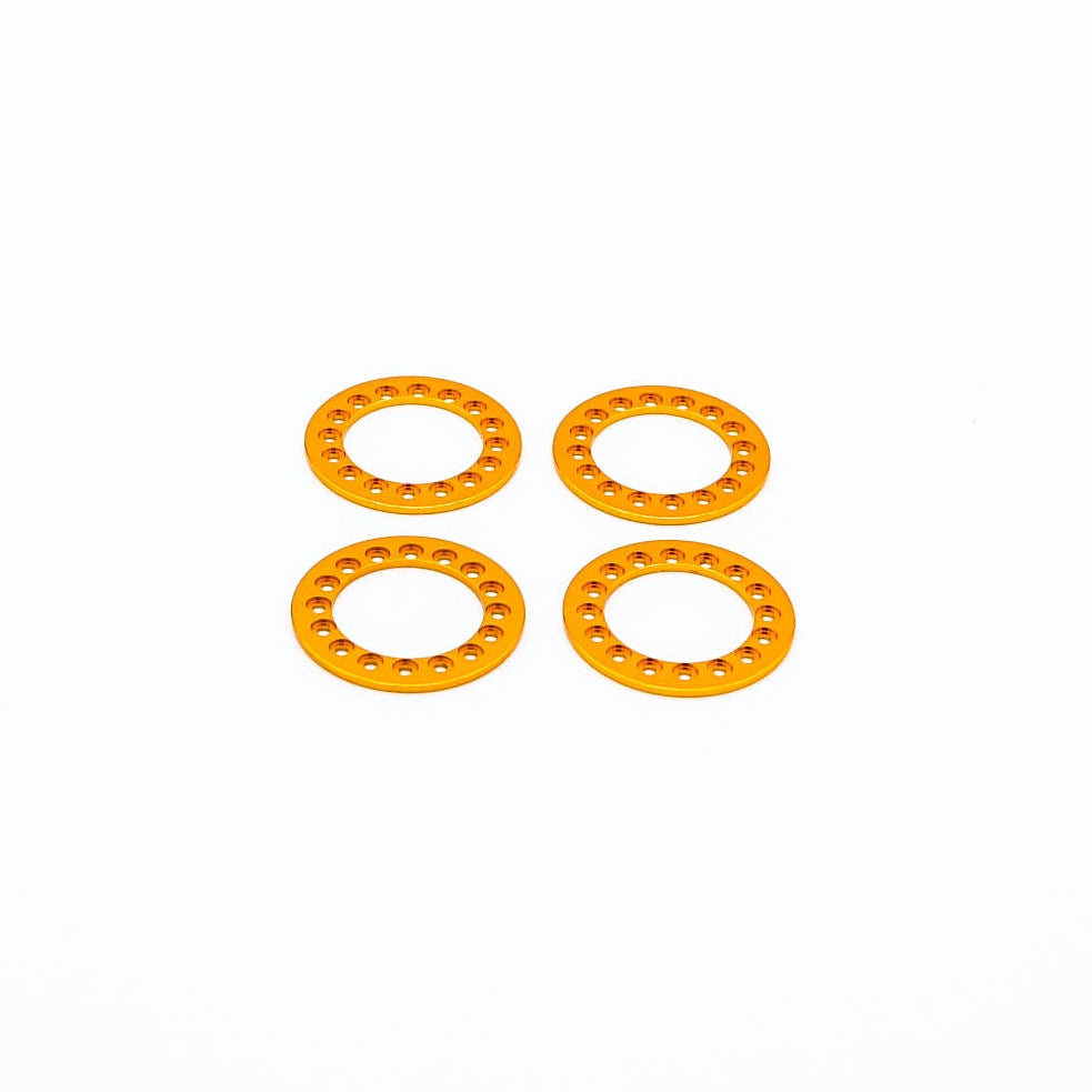 Mofo RC | UPW 16 Hole Machined Color Anodized Beadlock Ring Sets