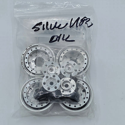 DDP wheels for Axial® SCX24™ — silver finish