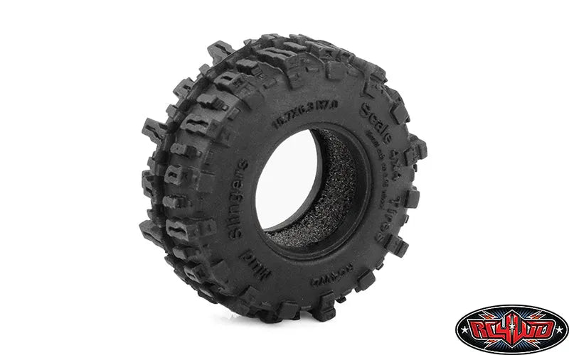 black rc crawler tire mud slingers .7 rc4wd for scx24 