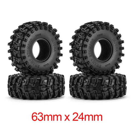 INJORA Swamp Stomper 1.0" Tires (4) (63mm*24mm)