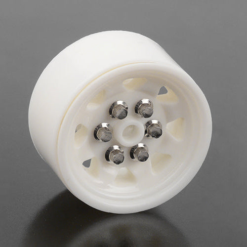 RC4WD | OEM Plastic 0.7" Beadlock Wheels - White (Z-W0338)