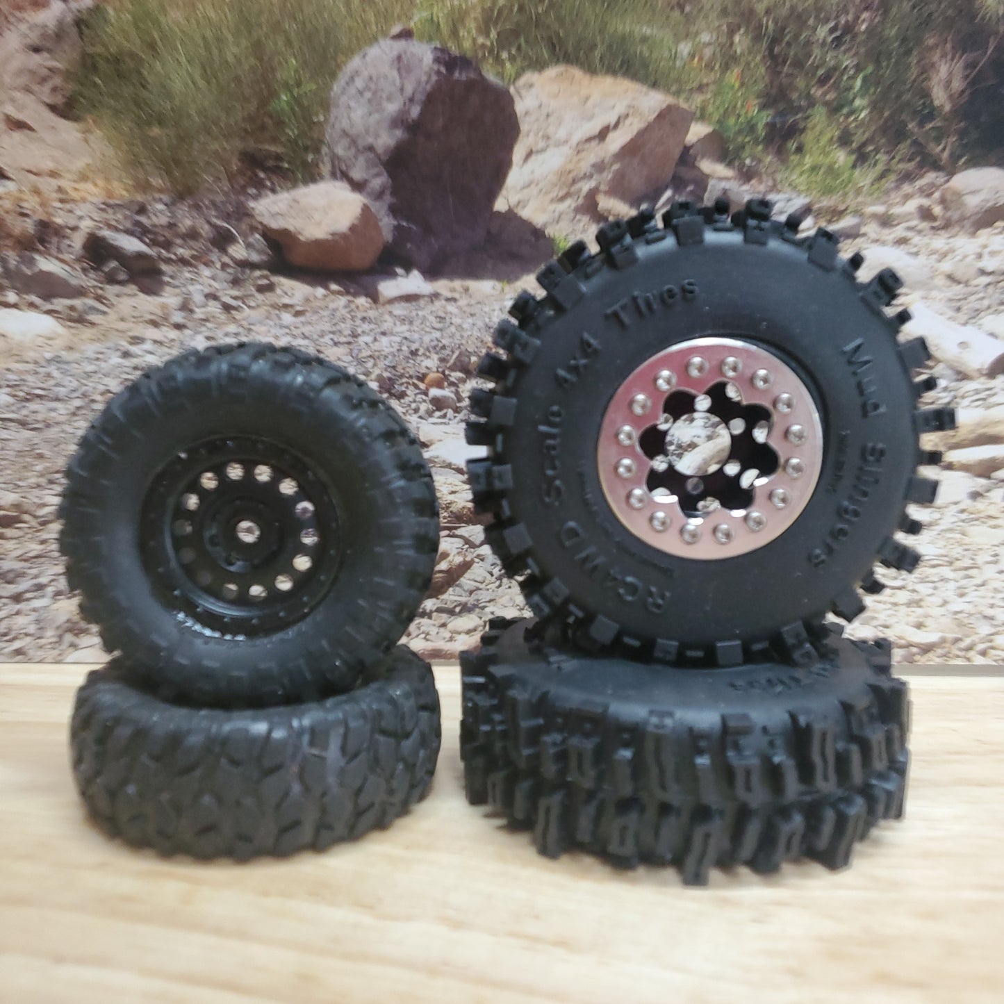 Rc4wd Mud slinger 61x21mm 1.0" tires