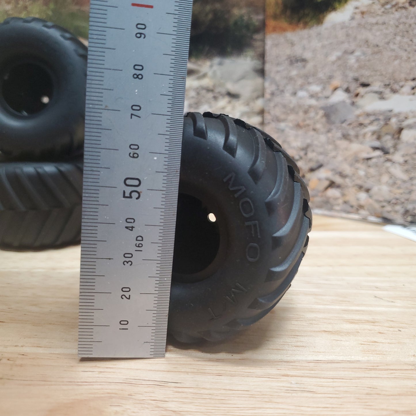 Monster Truck Tires and wheels Mofo MT for 24th scale and 18th scale RC