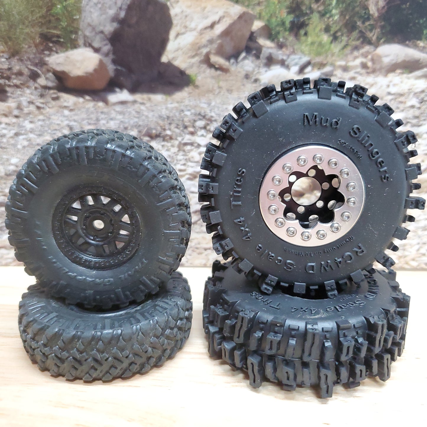 Rc4wd Mud slinger 61x21mm 1.0" tires