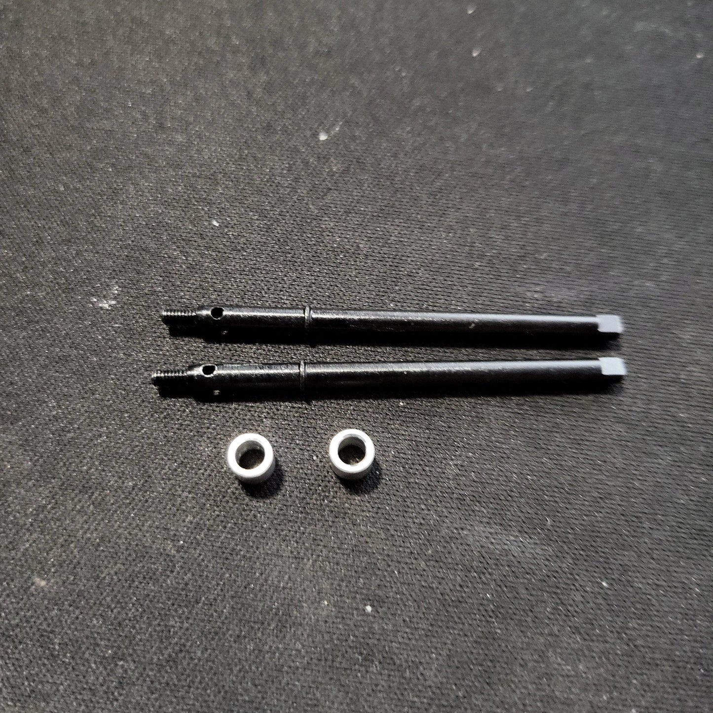 Rear Axle Shafts scx24 - impossibly strong spring steel, stock length and +4 - Mofo Rc