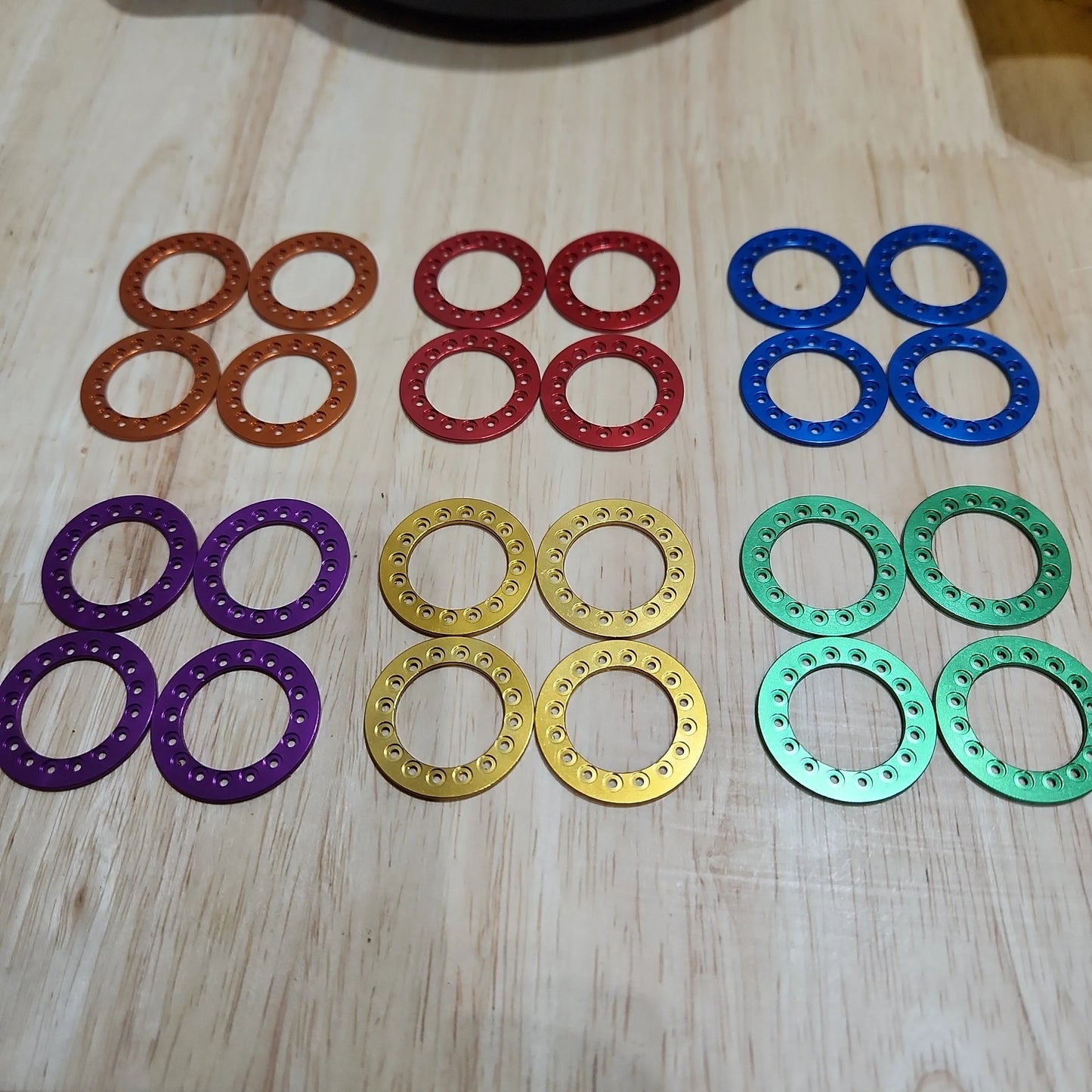 UPW Colored Outer Wheel Rings - Mofo Rc