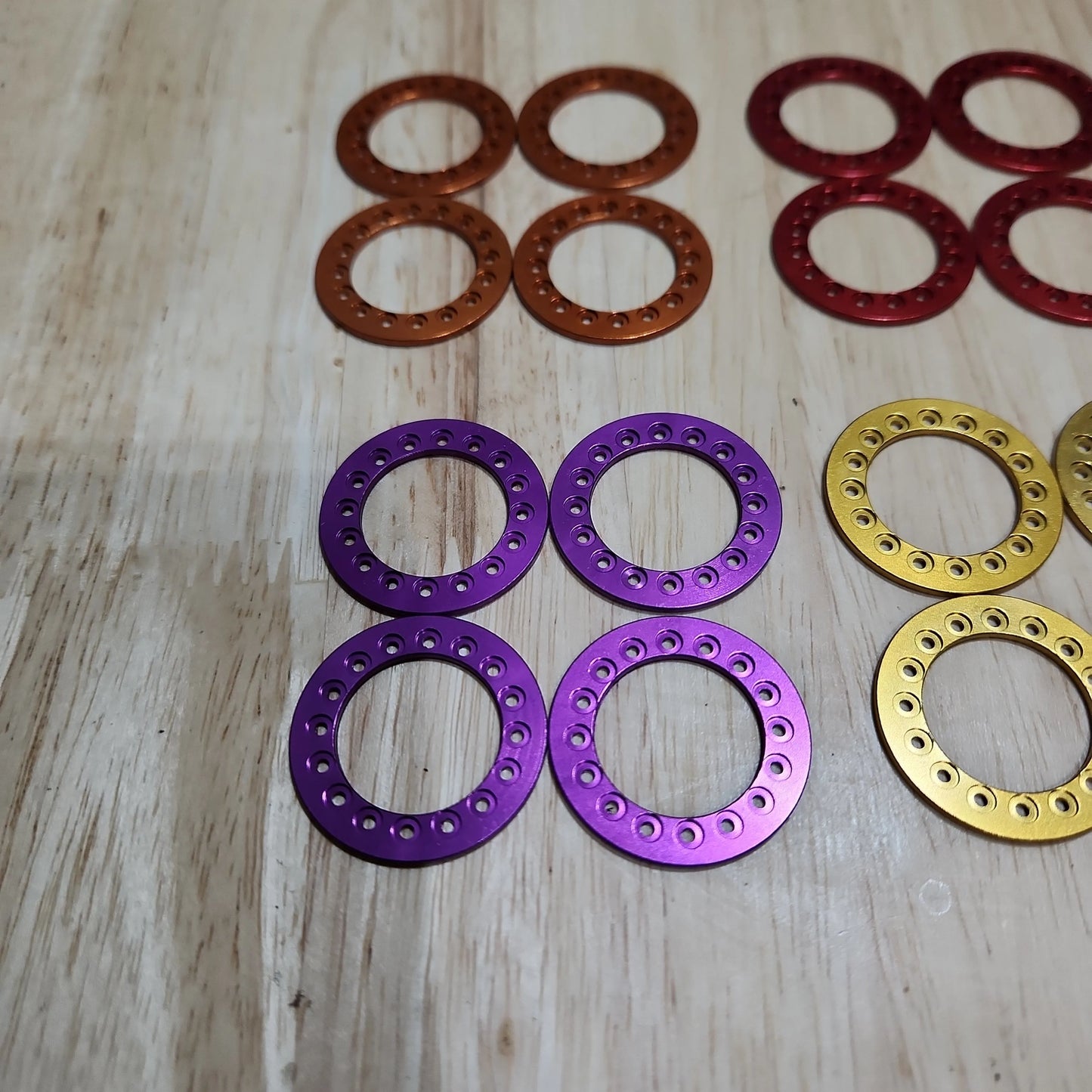 UPW Colored Outer Wheel Rings - Mofo Rc