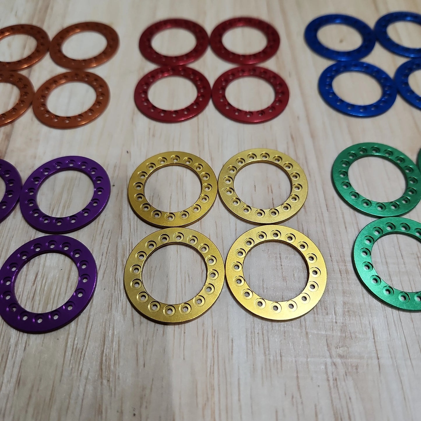 UPW Colored Outer Wheel Rings - Mofo Rc