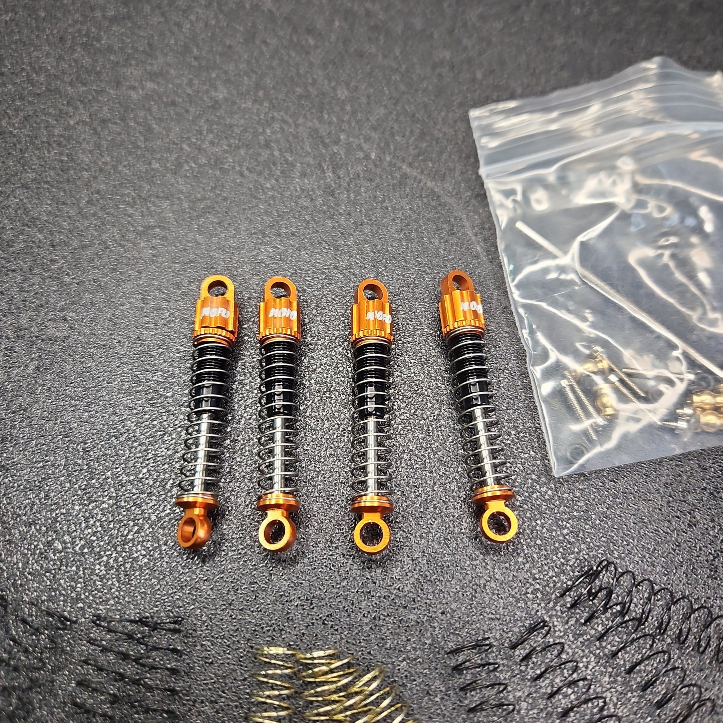 42mm Long travel oil shocks - Mofo Rc