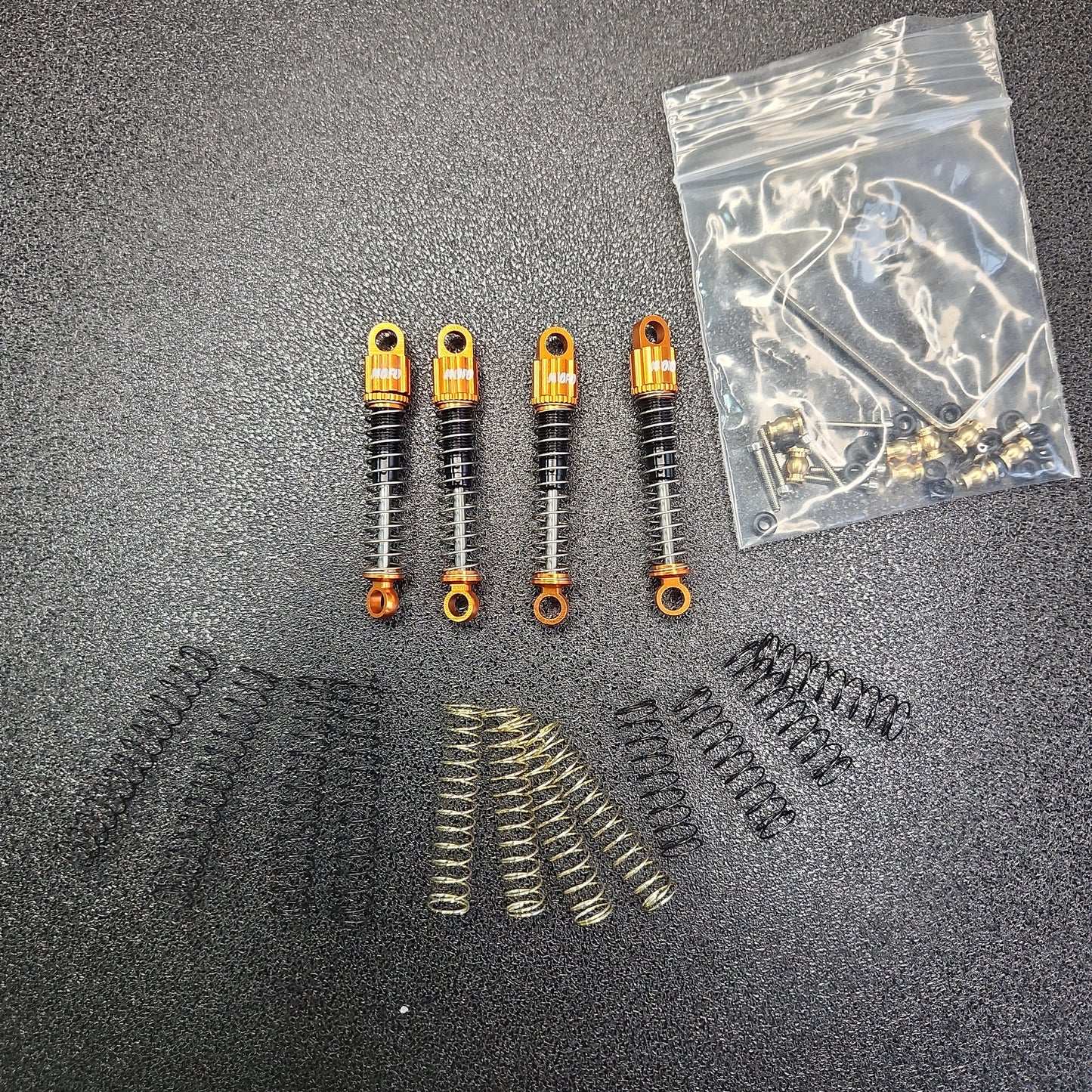 42mm Long travel oil shocks - Mofo Rc