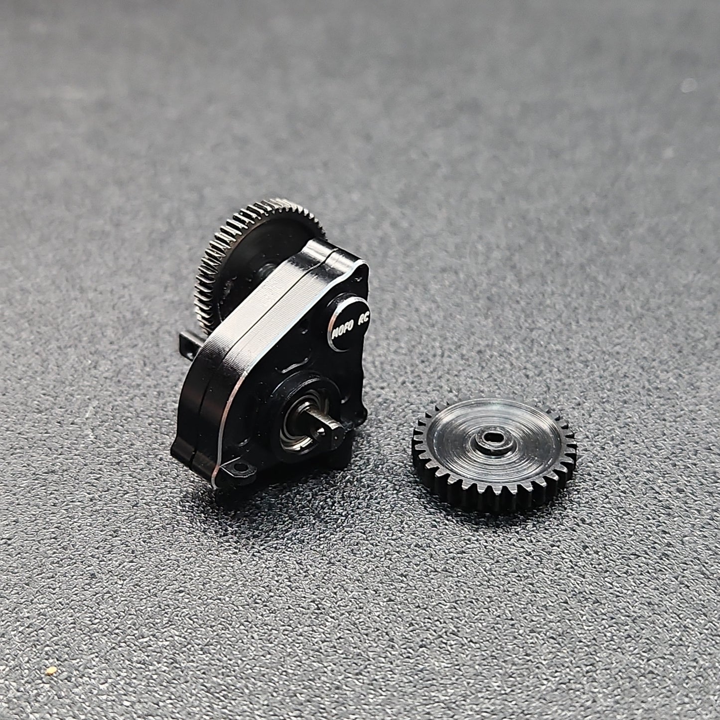 Aluminum Bullet Proof Transmission Complete Pre-Built mod.3 and mod.5 For Axial SCX24 / AX24 - Mofo Rc