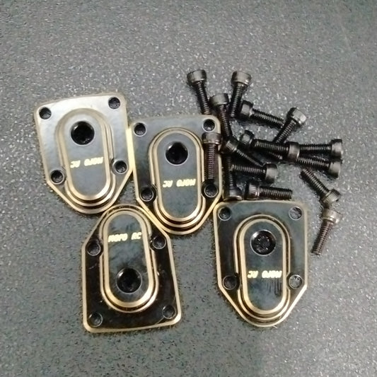 UTB18 Black Brass Portal Box Covers Axial RC Crawler 1/18 UTB18 Capra Unlimited Trail Buggy