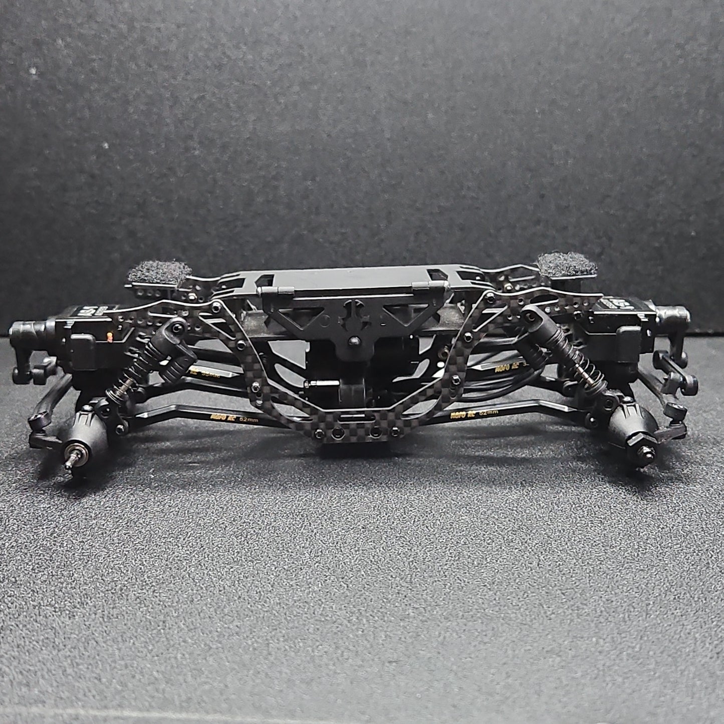 AX24 Double Dragon Carbon Fiber Chassis Upgrade Parts for AX24 XC-1, Axial 1/24 RC Crawler Car Upgrade Accessories