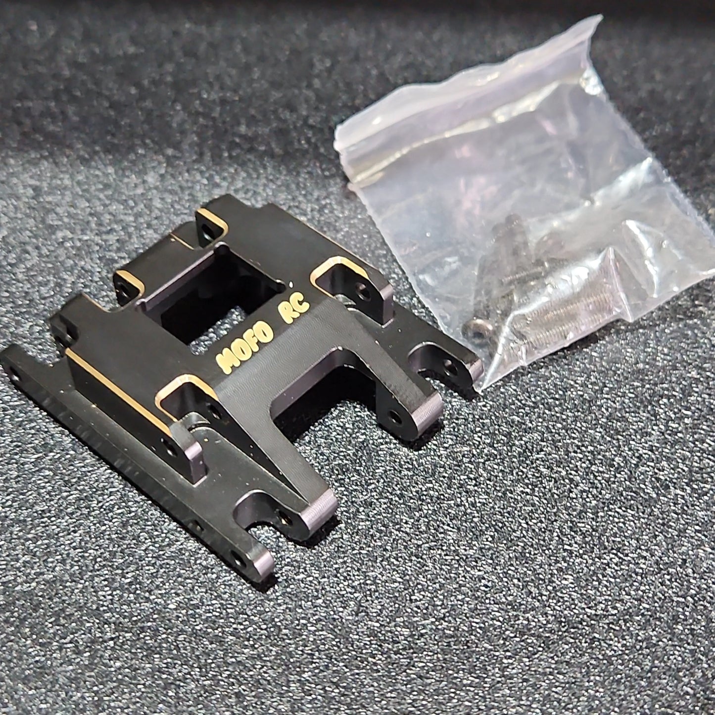 Black Brass Skid Plate For the Trx4-m - Mofo Rc