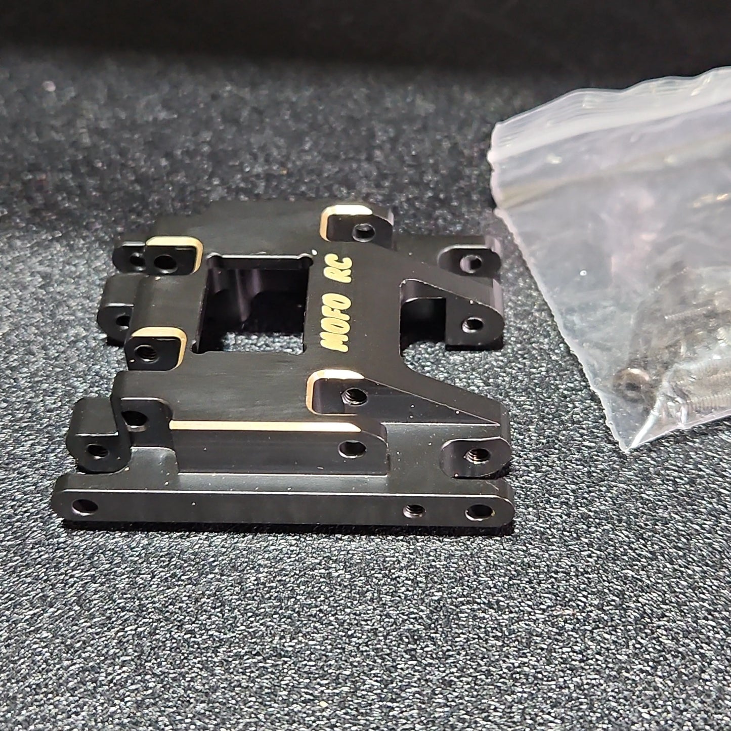 Black Brass Skid Plate For the Trx4-m - Mofo Rc