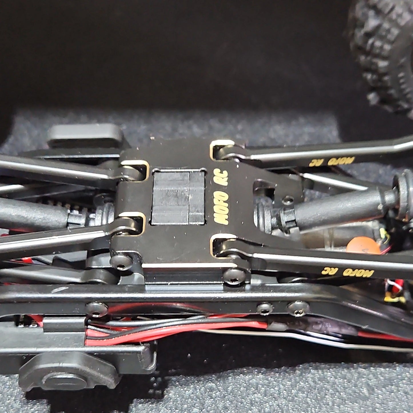 Black Brass Skid Plate For the Trx4-m - Mofo Rc