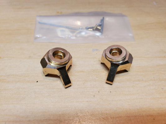 Brass Steering knuckles for the SCX24 / AX24 - Mofo Rc