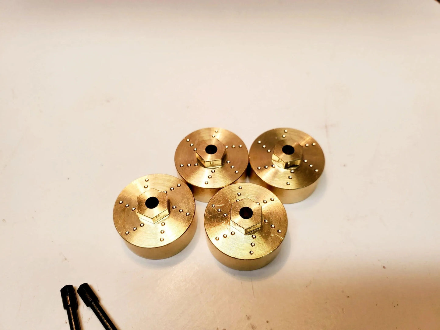 4mm Extended Axles with Heavy Brass Hex's - Mofo Rc