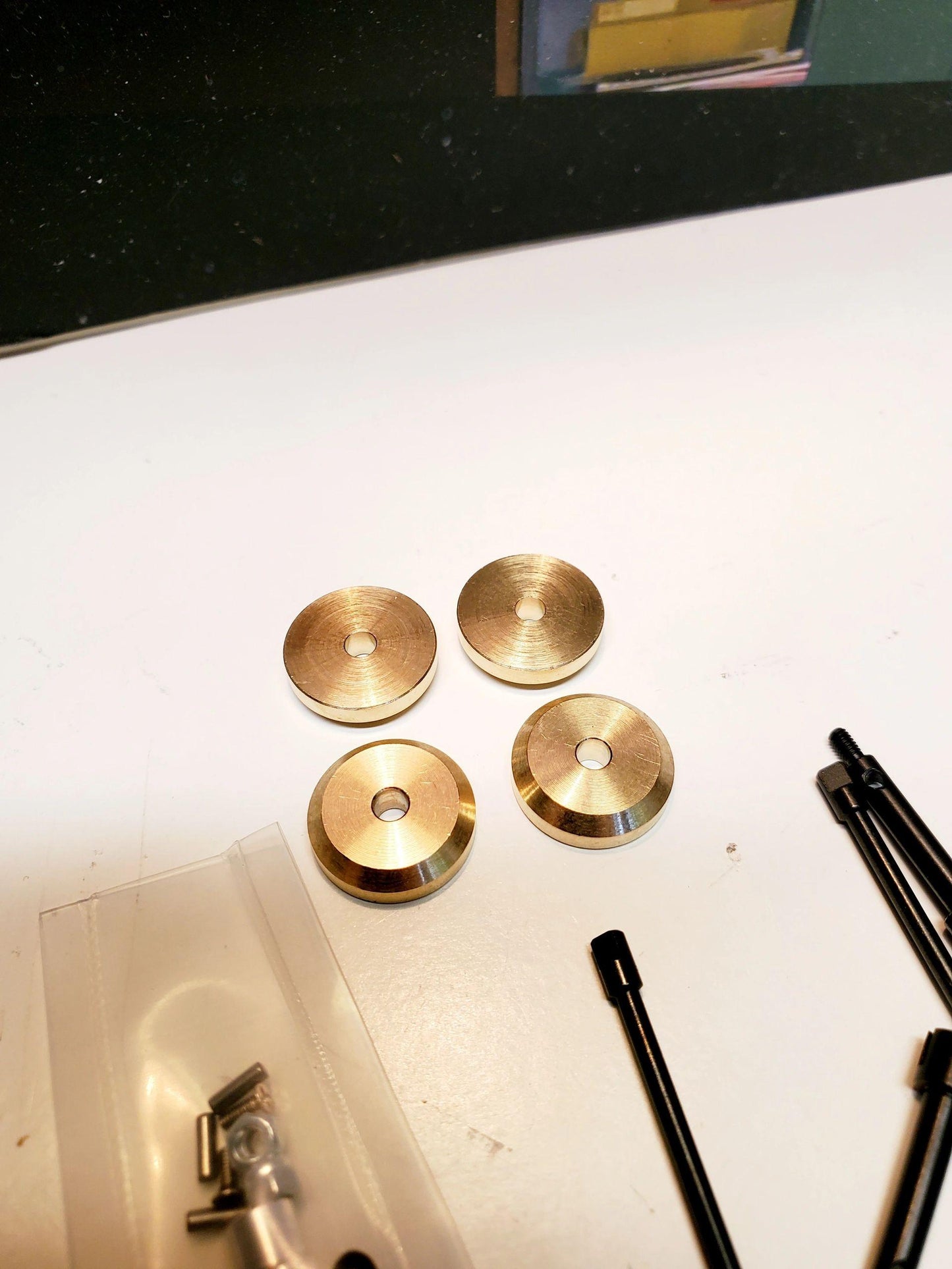 4mm Extended axles with brass patty's - Mofo Rc