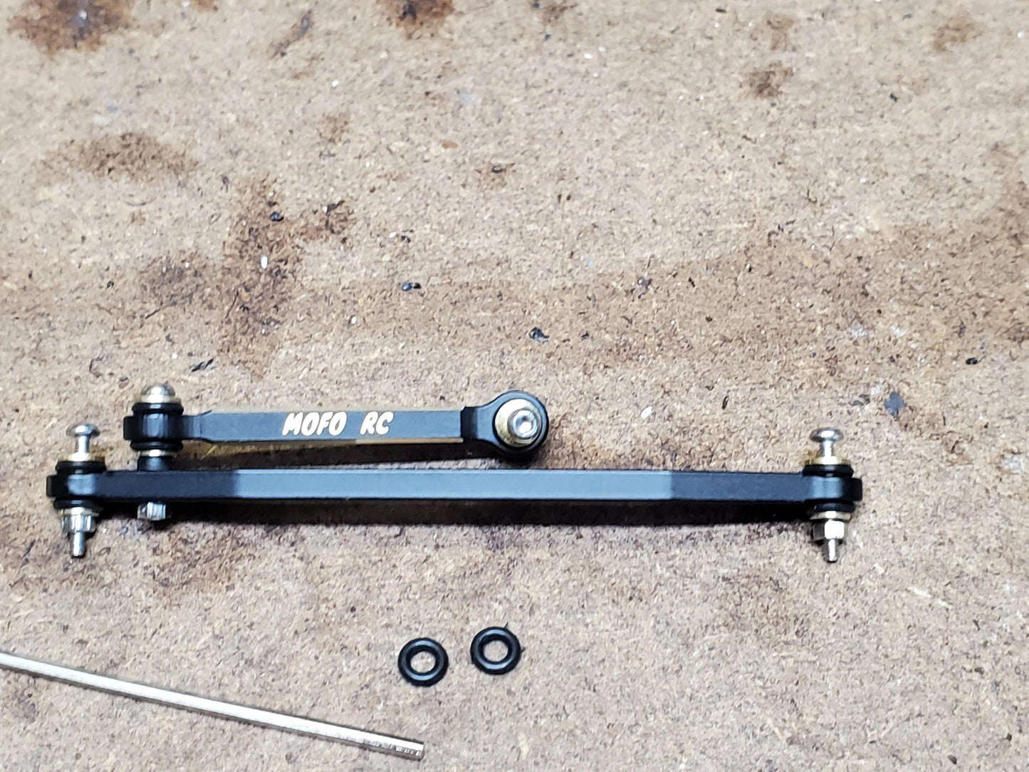 Steering Links - Scale, Brass and Aluminum for SCX24 / AX24 - Select O ...