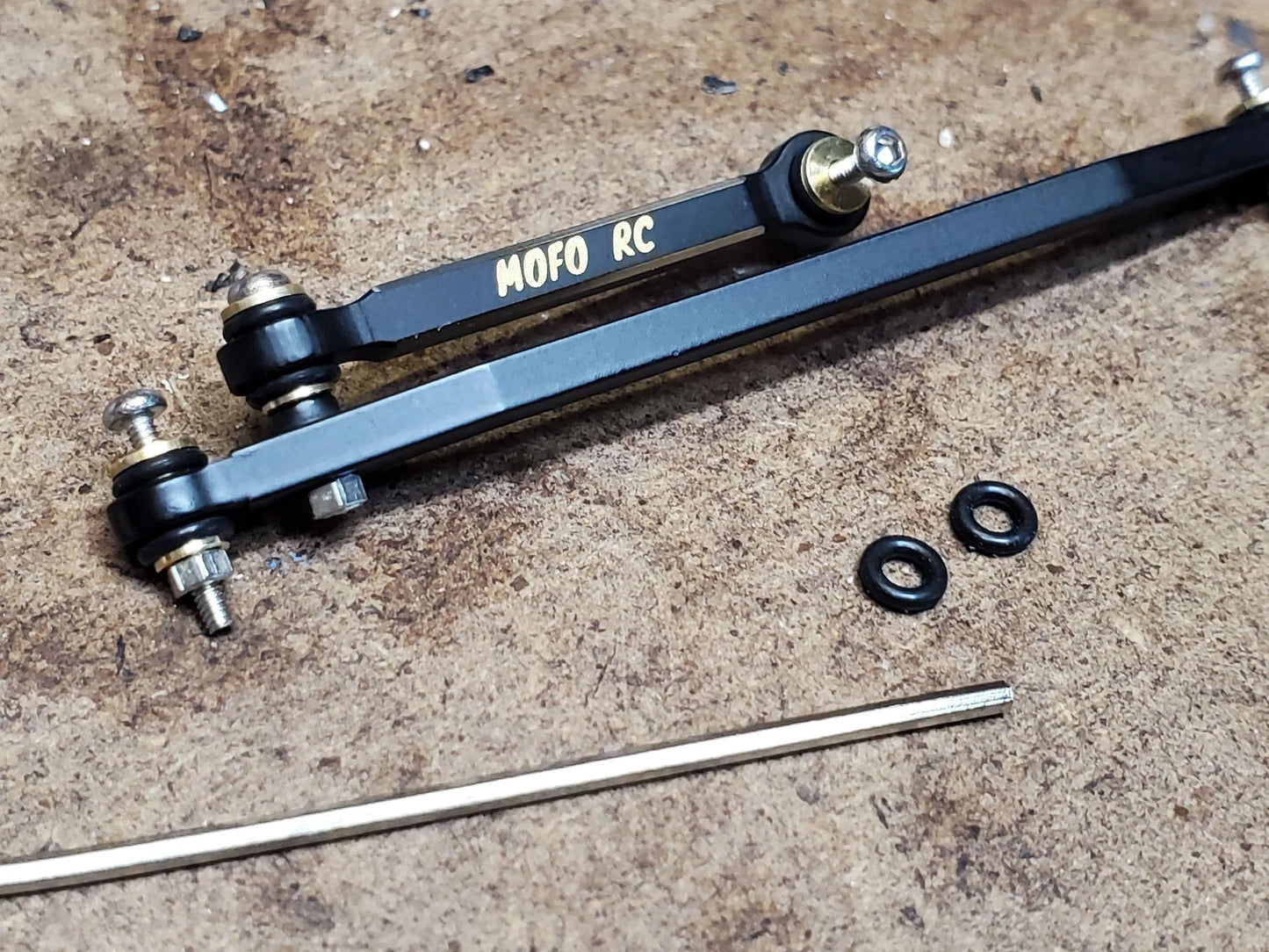 Steering Links - Scale, Brass and Aluminum for SCX24 / AX24 - Select Options - Mofo Rc