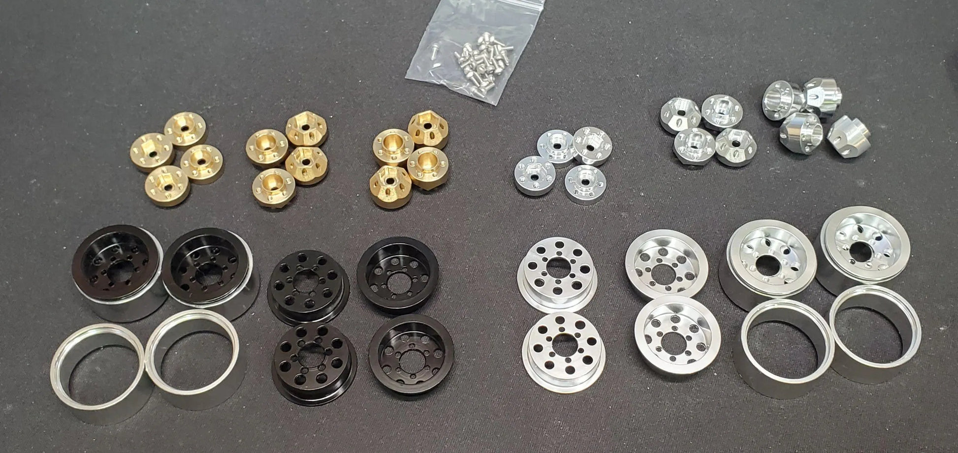 MF6 wheel hubs For UPW, DDP and 1UP, Wheels - Mofo Rc