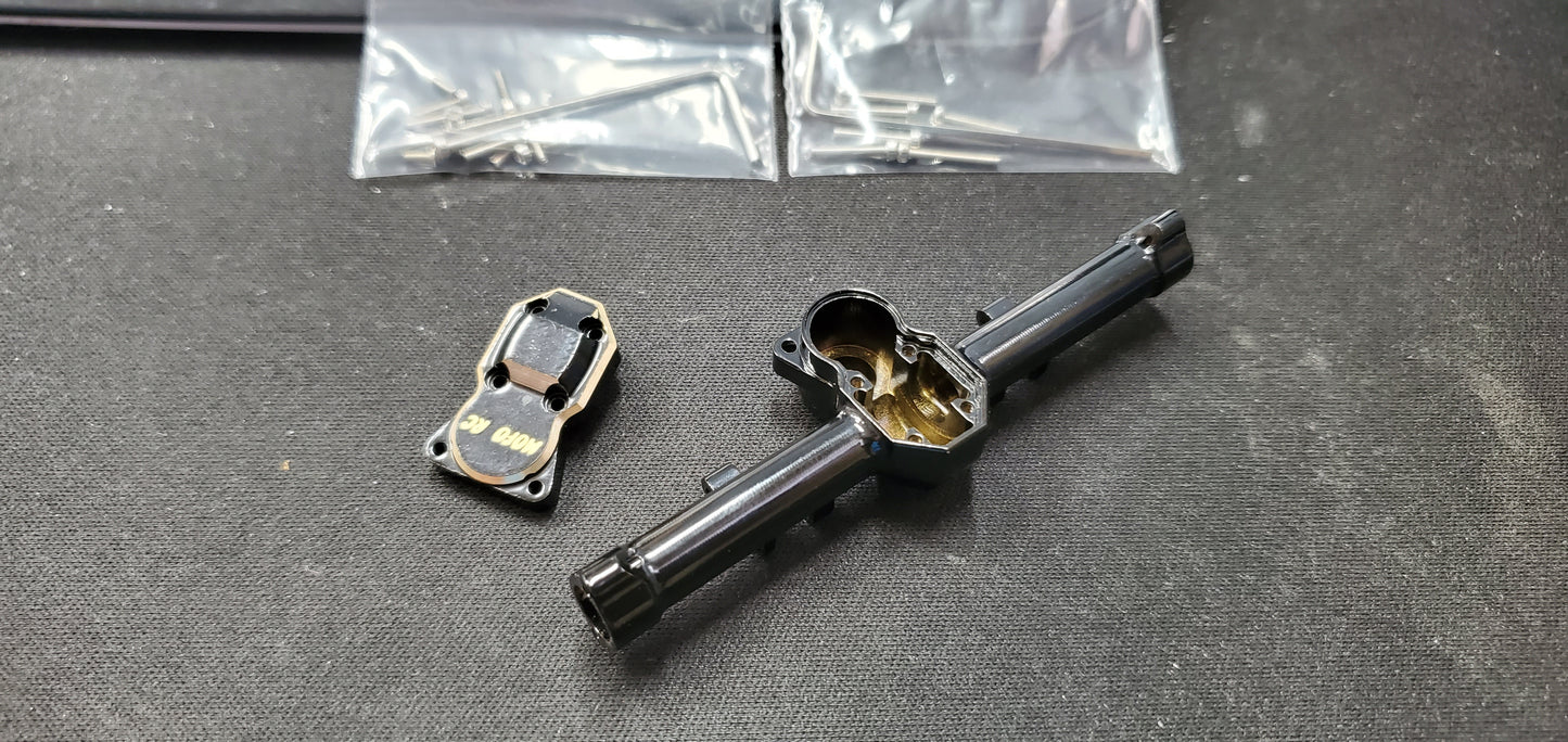 Black Brass Axle Housings for the Scx24 and Ax24 - Mofo Rc