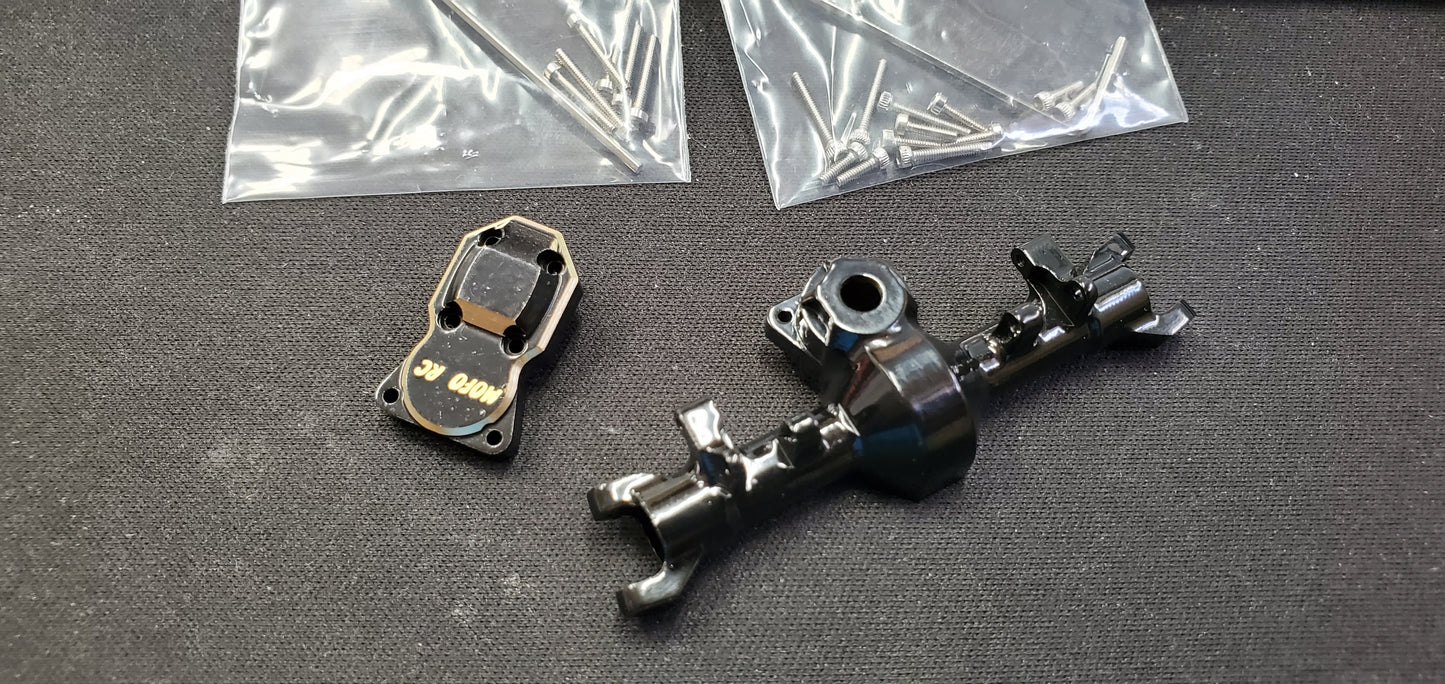 Black Brass Axle Housings for the Scx24 and Ax24 - Mofo Rc