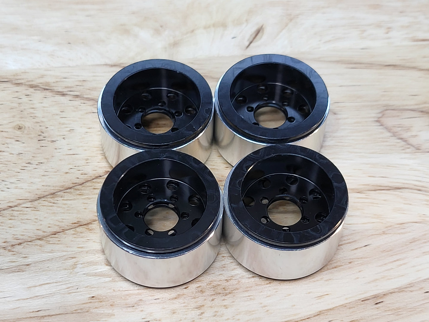 DDP 1.0" inch Beadlock rims / wheels w/ 0mm Hubs