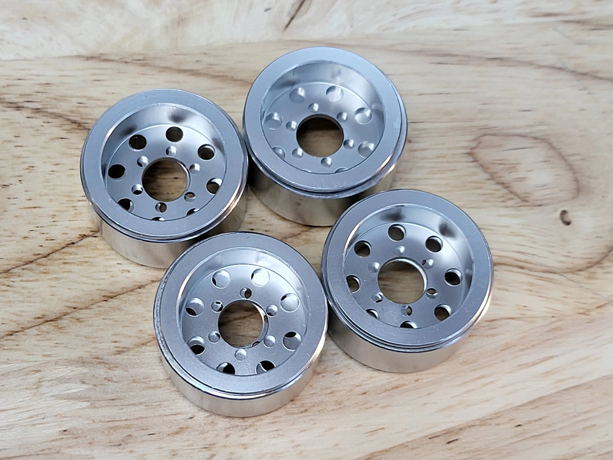Brass Beadlock Wheels RC Car Wheels & Tires - 4PCS Brass Beadlock Rims ...