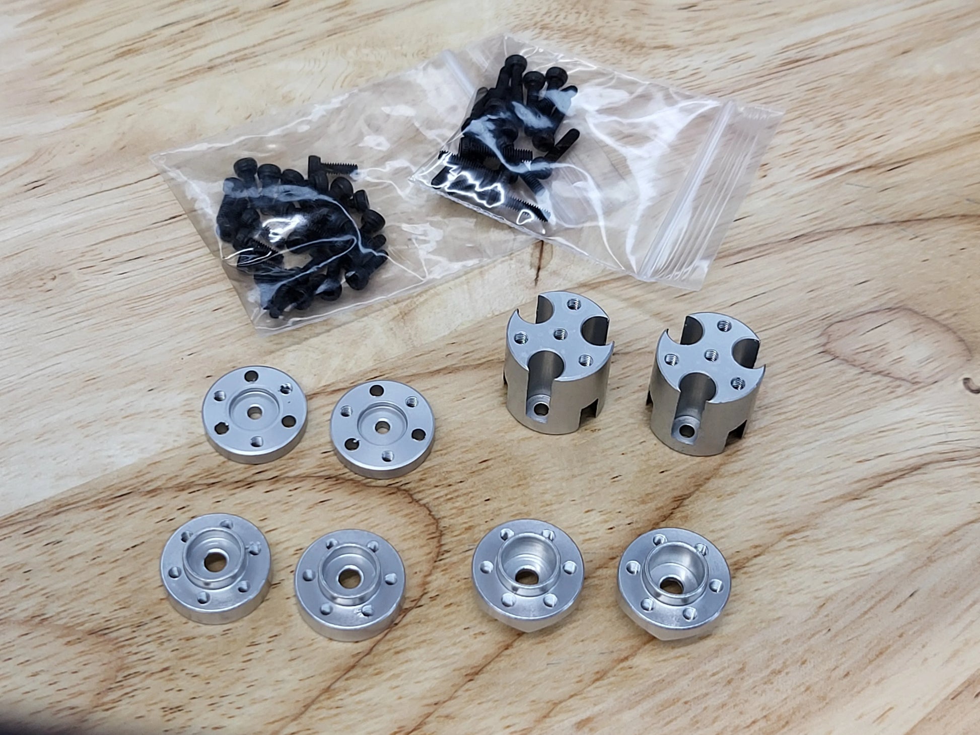 Aluminum Dually Adapter Kit For Mofo Rc Wheels - Mofo Rc